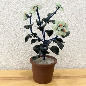 Faux Jade Ornamental Flowers Artificial Plant Home Decor